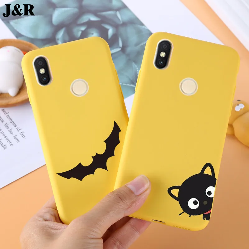 For Xiaomi Redmi S2 Case Cute Soft Silicone TPU Back Cover Xiomi Y2 Phone Cases RedmiS2 Covers Yellow |