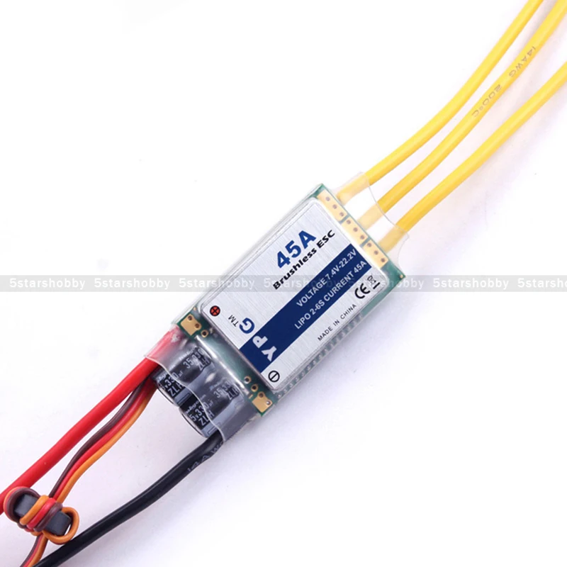 YPG 45A ESC 2 ~ 6S SBEC Бесщеточный Регулятор скорости для вертолета Trex 450L 480|brushless speed