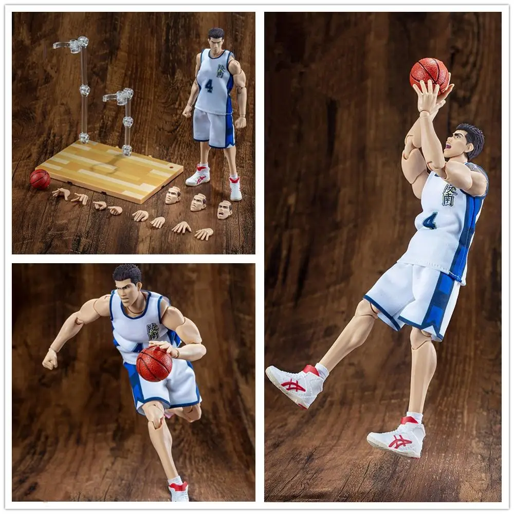 Dasin GT Модель 6 дюймов фигурку аниме Slam Dunk Uozumi Jun модель синий или белый ND039 | Игрушки