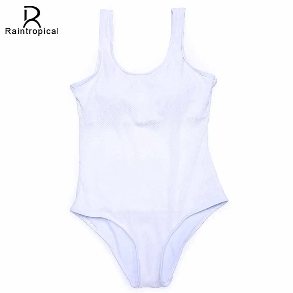 Raintropical 2018 One Piece Swimsuit Plus Size Swimwear Women Summer Beach Wear Halter Push Up Bathing Suit Swim Print | Спорт и