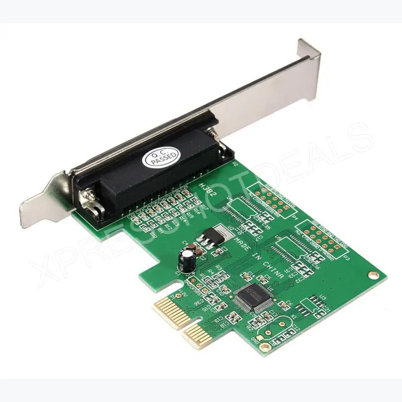 Новый параллельный порт принтера DB25 LPT к PCI E Express Card Converter Adapter Win7|lpt port adapter|pci-e lptlpt