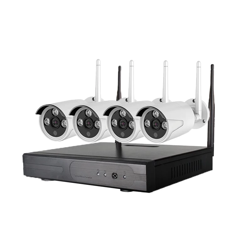 Новый 4ch 720 P Ночное видение Беспроводной IP Камера комплект видеонаблюдения