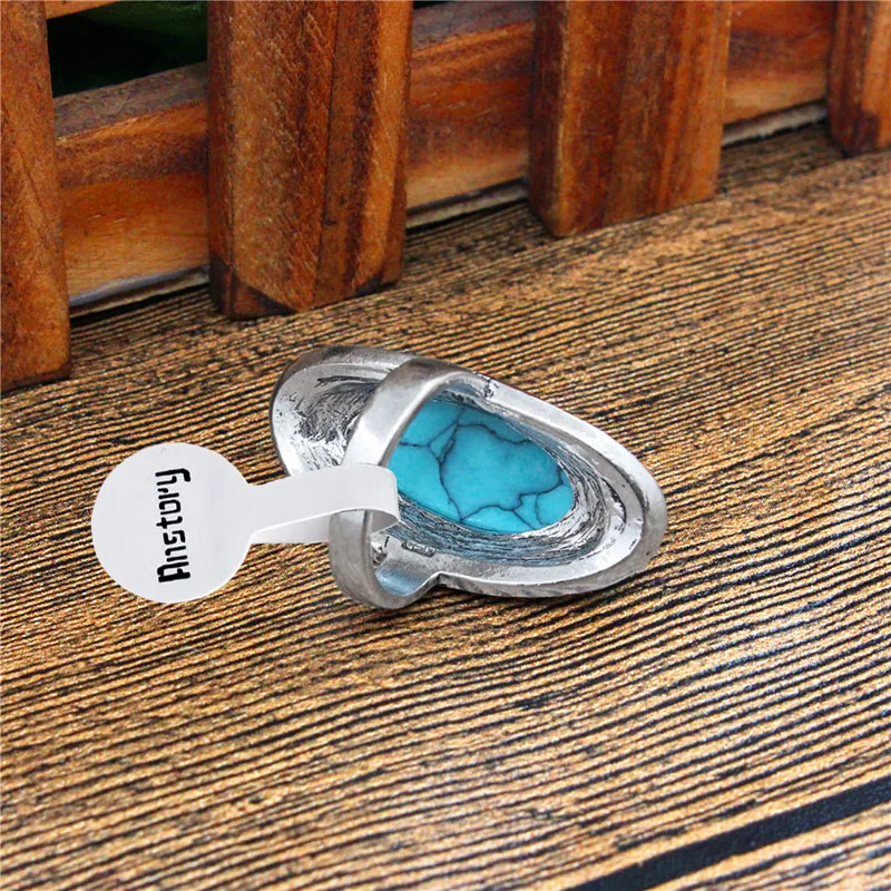 Большой овальный синий и красный цвета камень Кольца Винтаж со стразами для Для