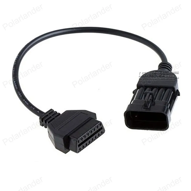 Кабель для автомобильного сканера OPEL 10pin до 16pin OBD2 кабель сервисный адаптер Авто