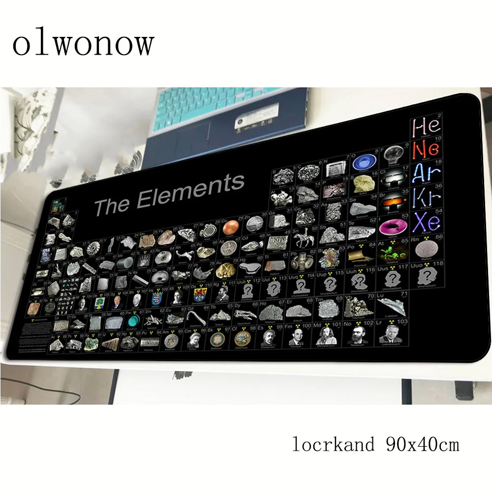 

table of the elements pad mouse computer gamer best mouse pad 900x400x3mm padmouse Adorable mousepad ergonomic office desk mats
