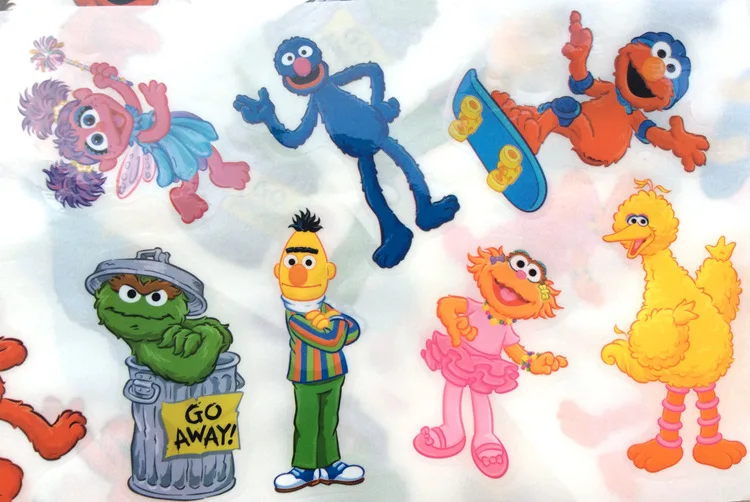 50 листов/партия серия seme street elmo bird водонепроницаемые seadoo аниме наклейки бомба