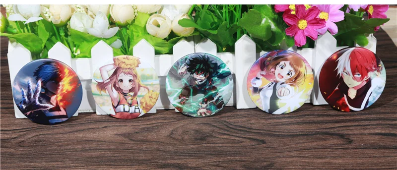 FFFPIN 5,8 см японская брошь в стиле аниме My Hero Academy Badge izku Midoriya Breastpin King Pin Coin Collect Россия Испания Домашний рюкзак