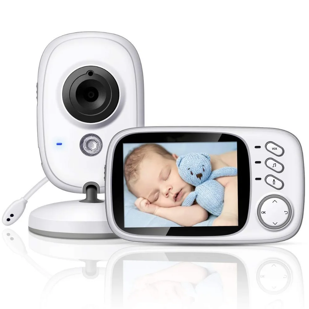 Vb603 радионяня babyfoon camara bebe 3,2 дюймов TFT lcd IR ночное видение 2 способ разговора 8 колыбельных монитор температуры детская камера