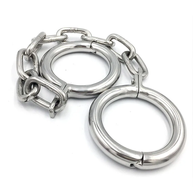 Фиксаторы для ног манжеты на лодыжку взрослые игры БДСМ бондаж из нержавеющей