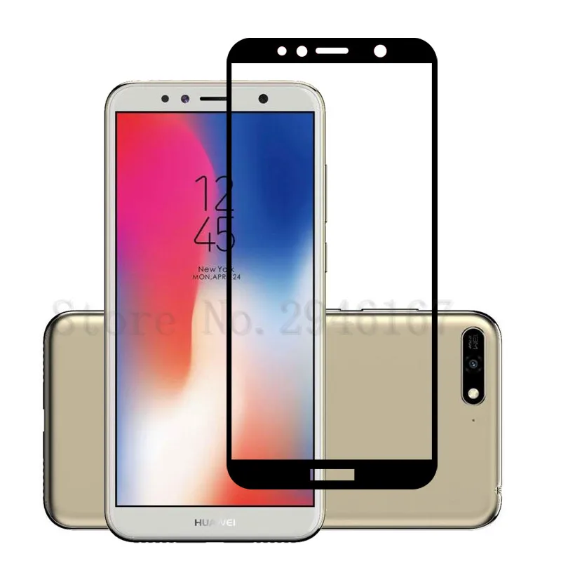 Для Huawei Y6 2018 ATU L21 L22 L11 9H полное покрытие закаленное стекло для Y 6 Prime L31 L42 защитная