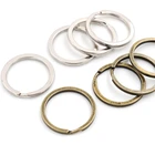 25 мм 10 шт.лот кольцо для ключей брелок с родиевым покрытием бронзового цвета кольцо для ключей оптовая продажа