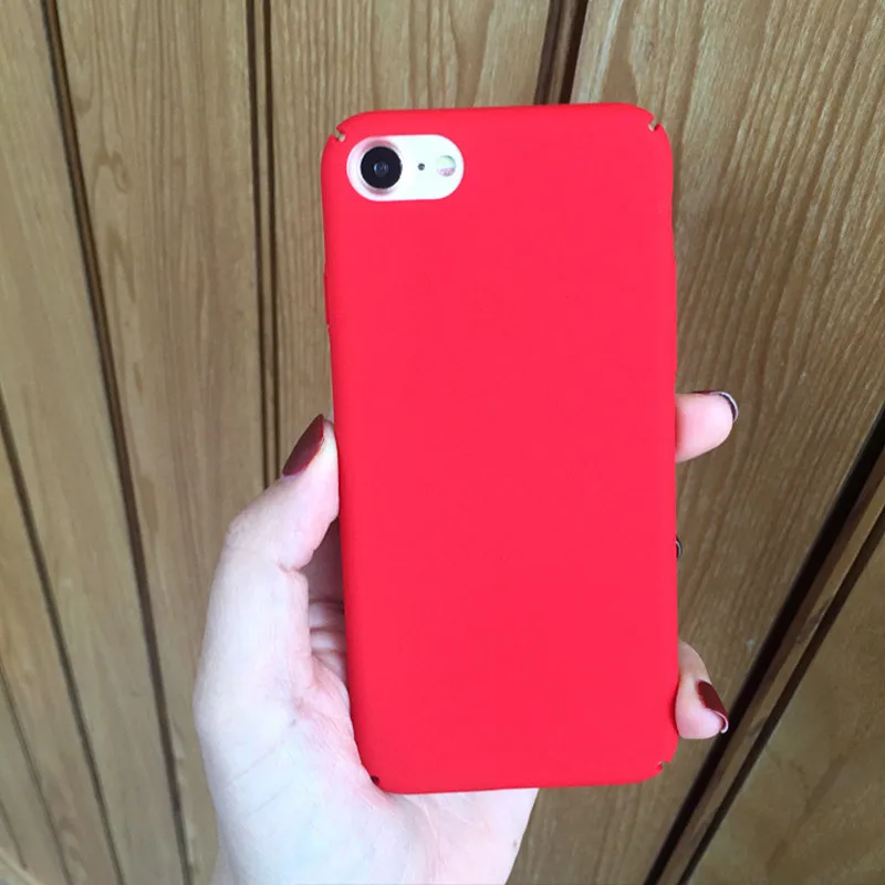 Ultra Thin Silk Feeling Matte Case For iPhone 6 6S 7 8 Plus 5 5s Hard PC Plastic Cover X XR XS MAX Phone Coque |