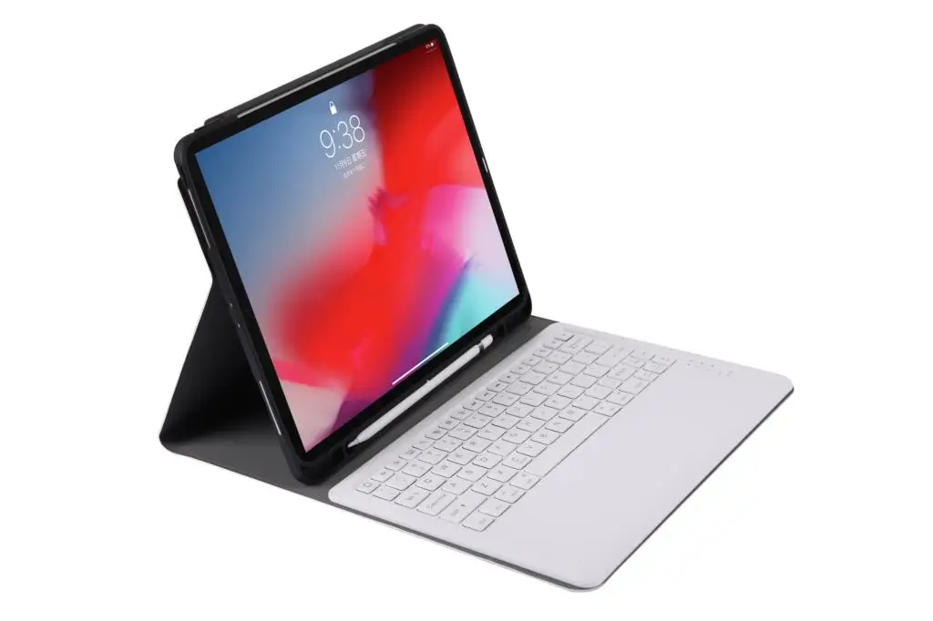 Съемный чехол для клавиатуры iPad Pro 12 9 2018 WiFi Bluetooth клавиатура Тонкий флип кожаный