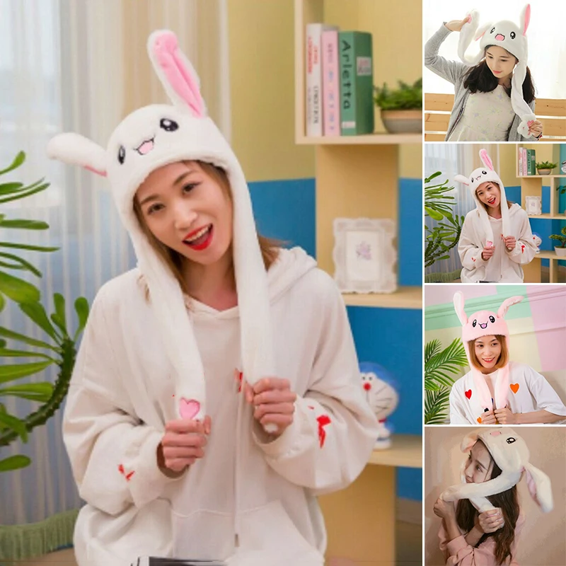 Новое поступление милый кролик плюшевый головной убор забавная игрушка ушной