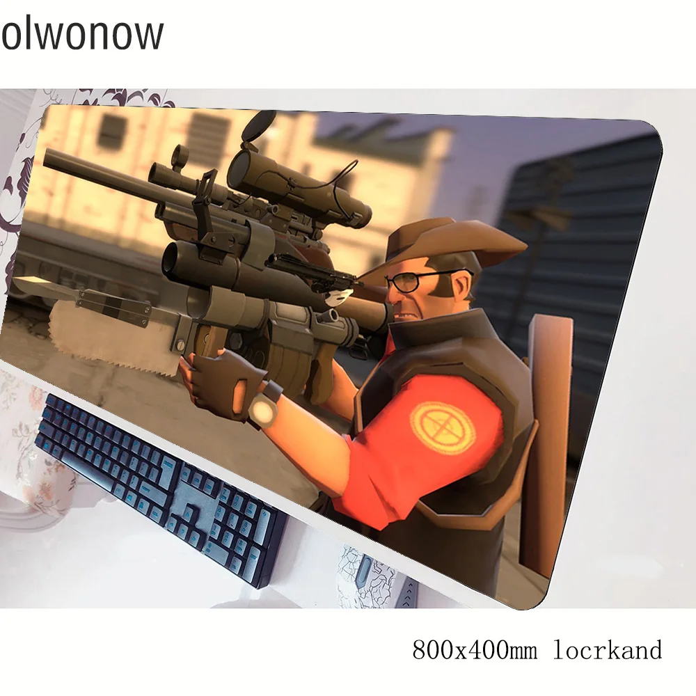 Игровой коврик для мыши team fortress 2 80x40 см профессиональный Настольный ноутбука