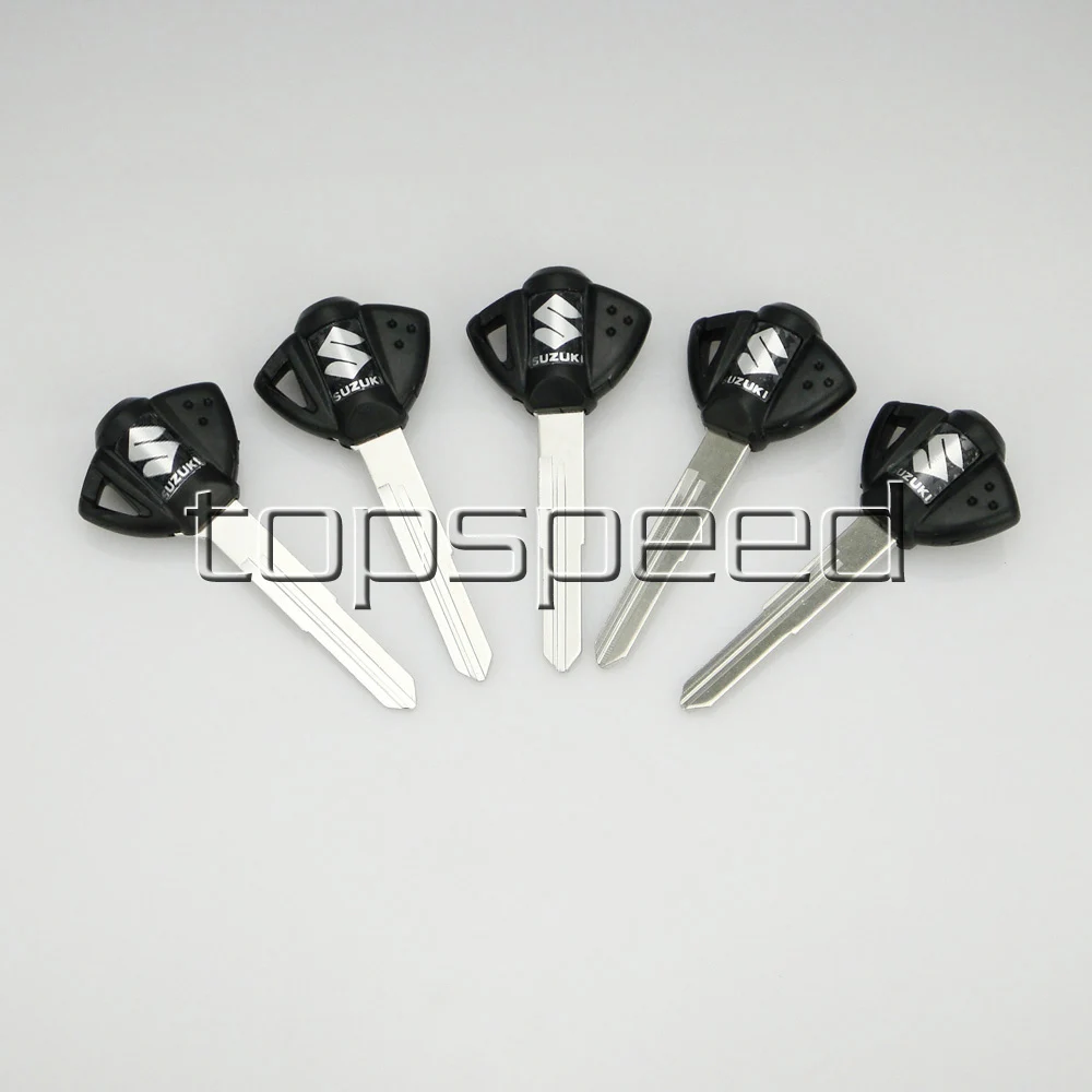 

5 PCS Black Blank Key Uncut For Suzuki GSX GSXR 400/600/750/1000/1300 BANDIT HUYABUSA Motorcycle