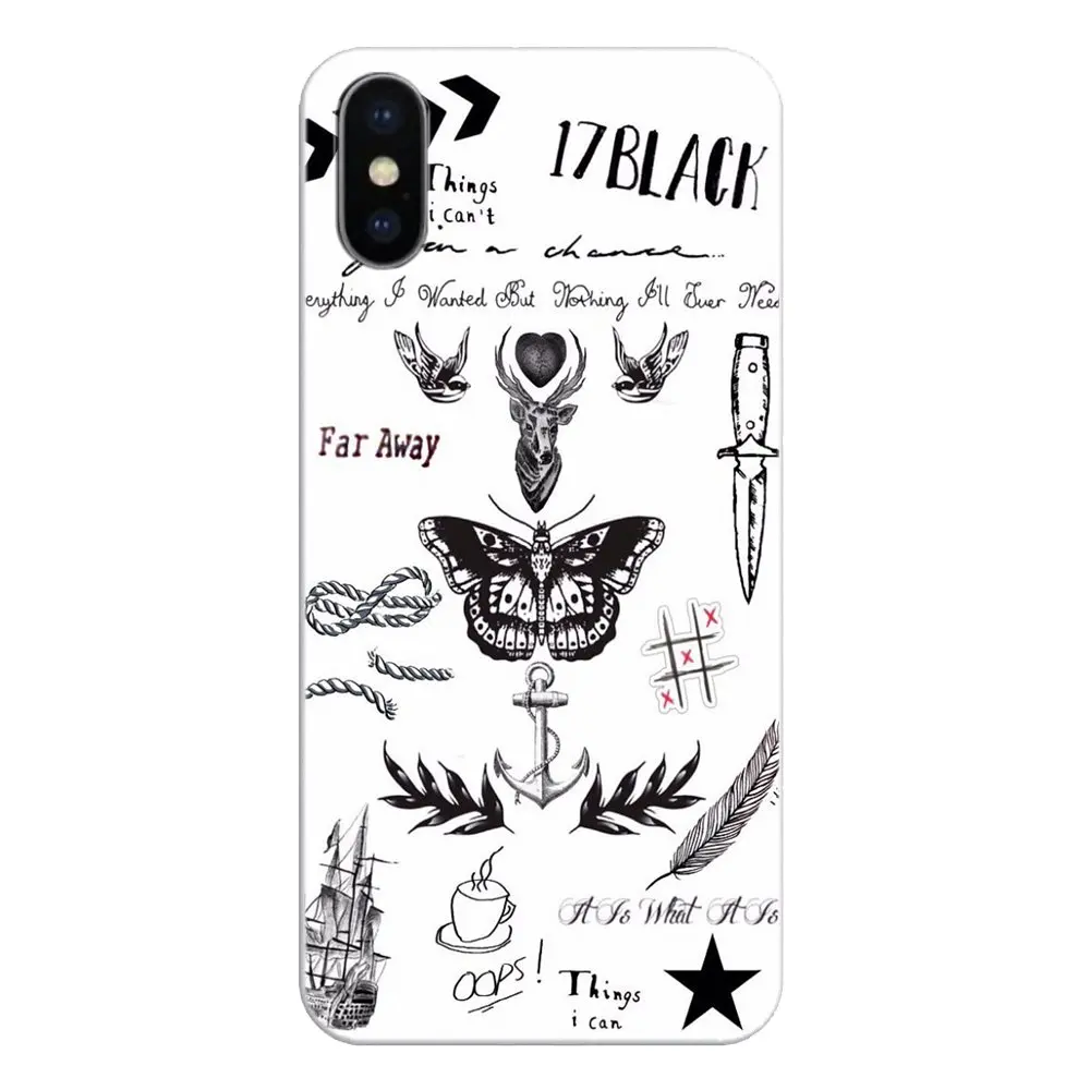 Мягкий прозрачный чехол для LG G7 Q6 Q7 Q8 Q9 V30 X Power 2 3 OnePlus 3T 5T 6T One Direction 1D Tattoos harry styles |