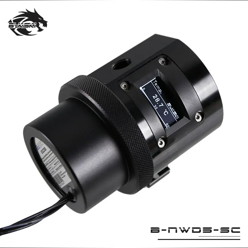 Bykski черный компьютер водяного охлаждения D5 насос 1500L/ч 4PIN Molex разъем 12 v 3 8 метра