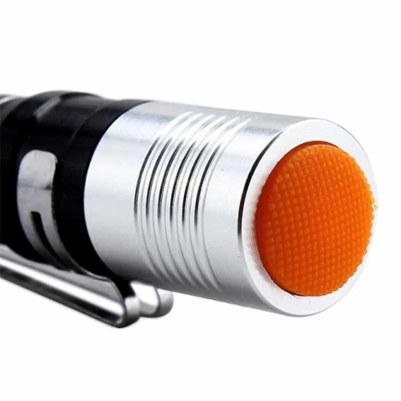 Waterproof Handheld Flashlights Torch Pocket bicycle Lamp Clip Mini Penlight Flashlight for Emergency Lighting AA Battery | Спорт и