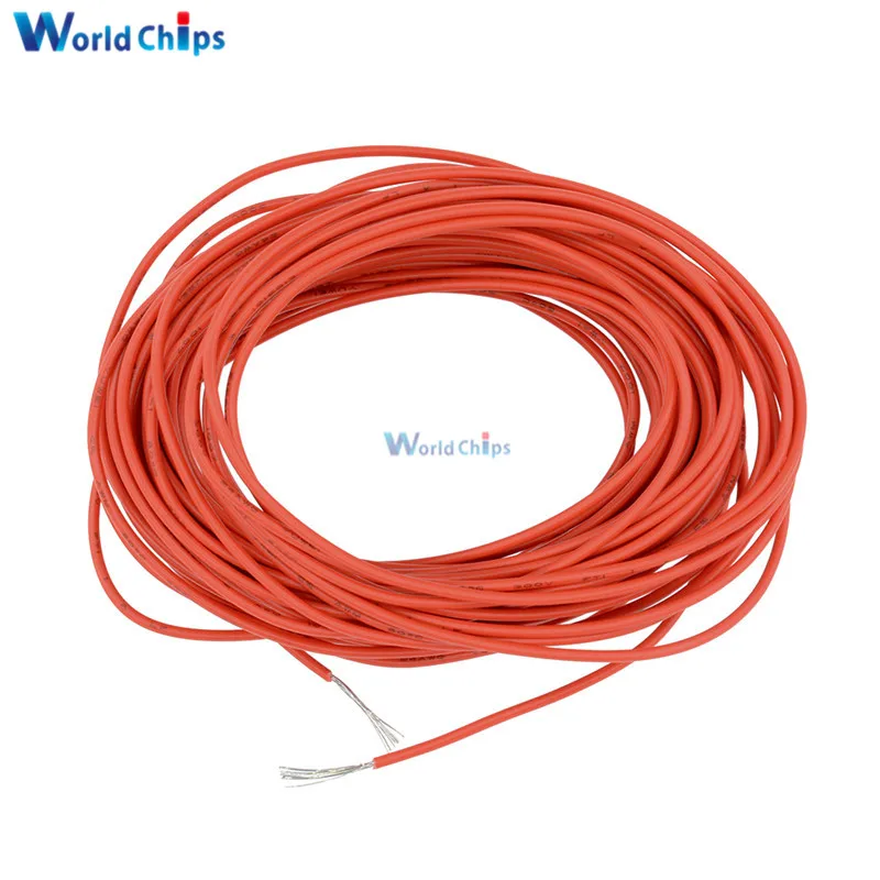 10-метровый красный Φ 24AWG провод с крючком 80C / 300V шнур DIY Electric | Электронные