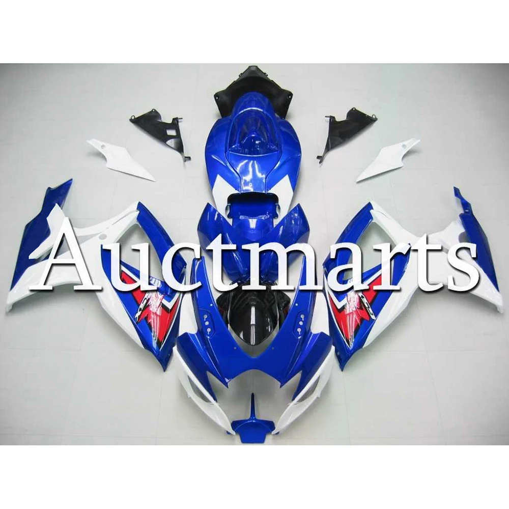 Для 2006 2007 Suzuki GSXR 600 750 инъекции Пластик полной кузова GSXR600 06 07 литья капоты белого и