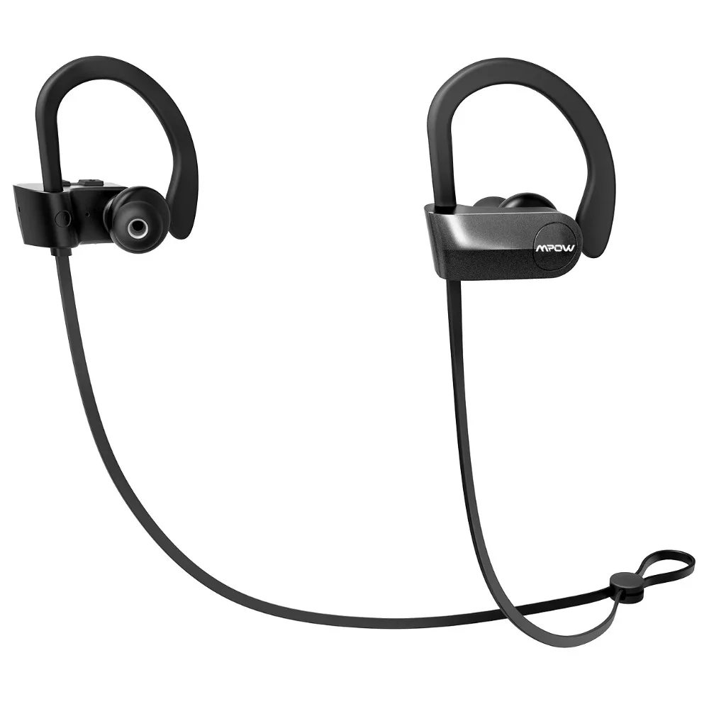 Mpow D7 2-я версия Bluetooth беспроводные 4,1 наушники IPX7 водонепроницаемые спортивные наушники 10-12H время воспроизведения для iPhone Xs Xr Xiaomi