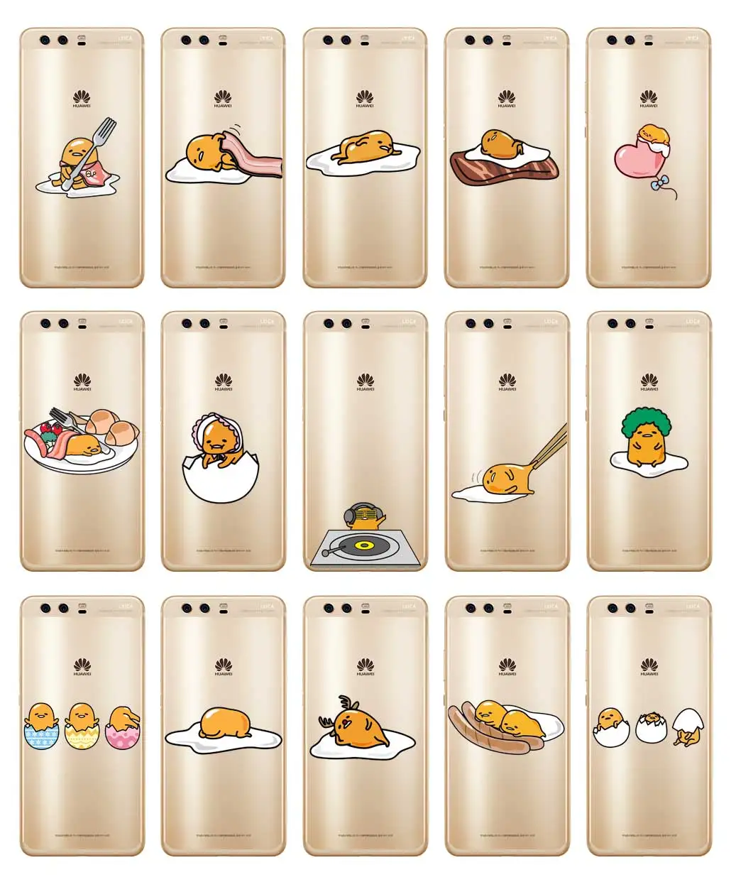 DREAMFOX L516 милый мягкий силиконовый чехол Gudetama Lazy Egg из ТПУ для huawei P8 P9 P10 Lite Plus 2017 Honor 8