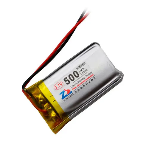 В ядре 500mAh 502035 умный Переносной Массажер звук инструмент красоты 3,7 V литий-полимерный аккумулятор перезаряжаемый литий-ионный элемент