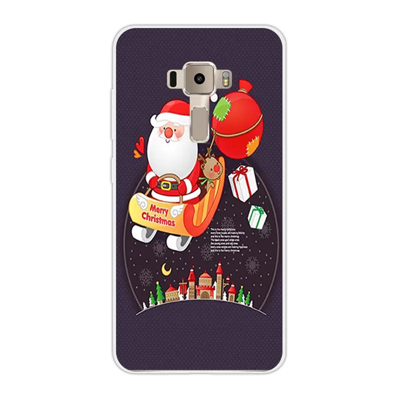 Case for Asus Zenfone 3 ZE520KL 5.2 inch Phone Merry Christmas Back Cover Silicone Capa Funda |