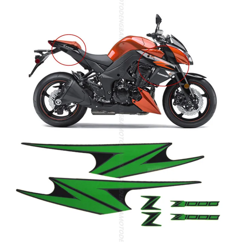 Мотоцикл весь автомобиль наклейка на обтекатель для Kawasaki Z1000 z1000