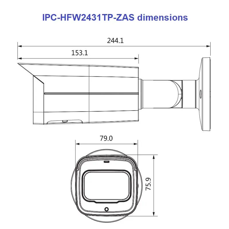 Купольная ip камера Камера IPC HFW4631H ZSA 6MP HD открытый системы видеонаблюдения дома H.265