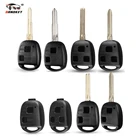 Dandkey 2 3 кнопки для автомобильного ключа для TOYOTA CAMRY RAV4 Corolla PRADO YARIS Lexus RX300 ES300 LS400 GX460 TOY4347 4640 мм