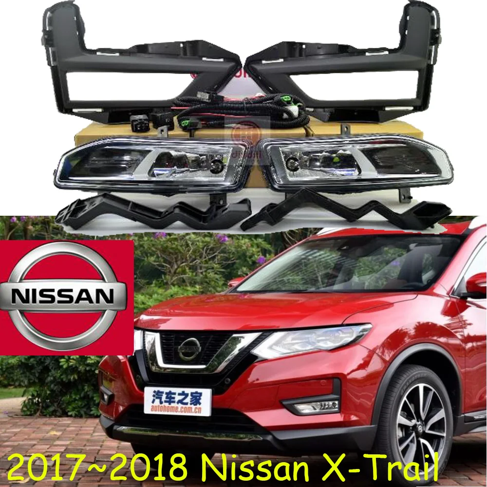 Светодиодный 2017 ~ 2018 X-Trail дневной свет противотуманная фара X-Trai Micra Titan versa stanza sentra