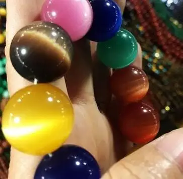 

Collection Chinese Beautiful Chinese Natural Agate Bead Handwoven Elastic Bracelet Colorful Bracelet Jewelry