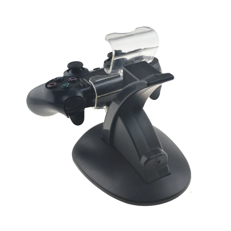 Зарядная станция с двумя USB для playstation 4 PS4 Pro Slim контроллер ручка Колыбель двойное зарядное устройство со светодиодным светильник для PS4 Геймпад