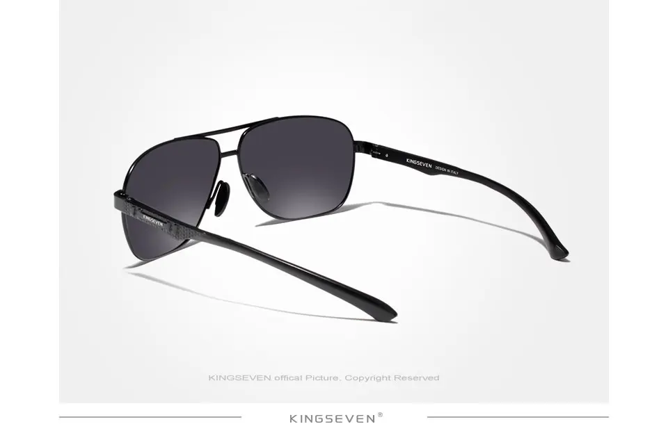 KINGSEVEN, Брендовые мужские алюминиевые солнцезащитные очки, поляризационные, UV400, зеркальные, мужские солнцезащитные очки для женщин и мужчин, Oculos de sol