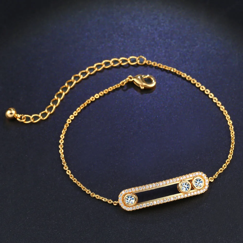 OCESRIO высококачественные браслеты с австрийскими кристаллами для женщин