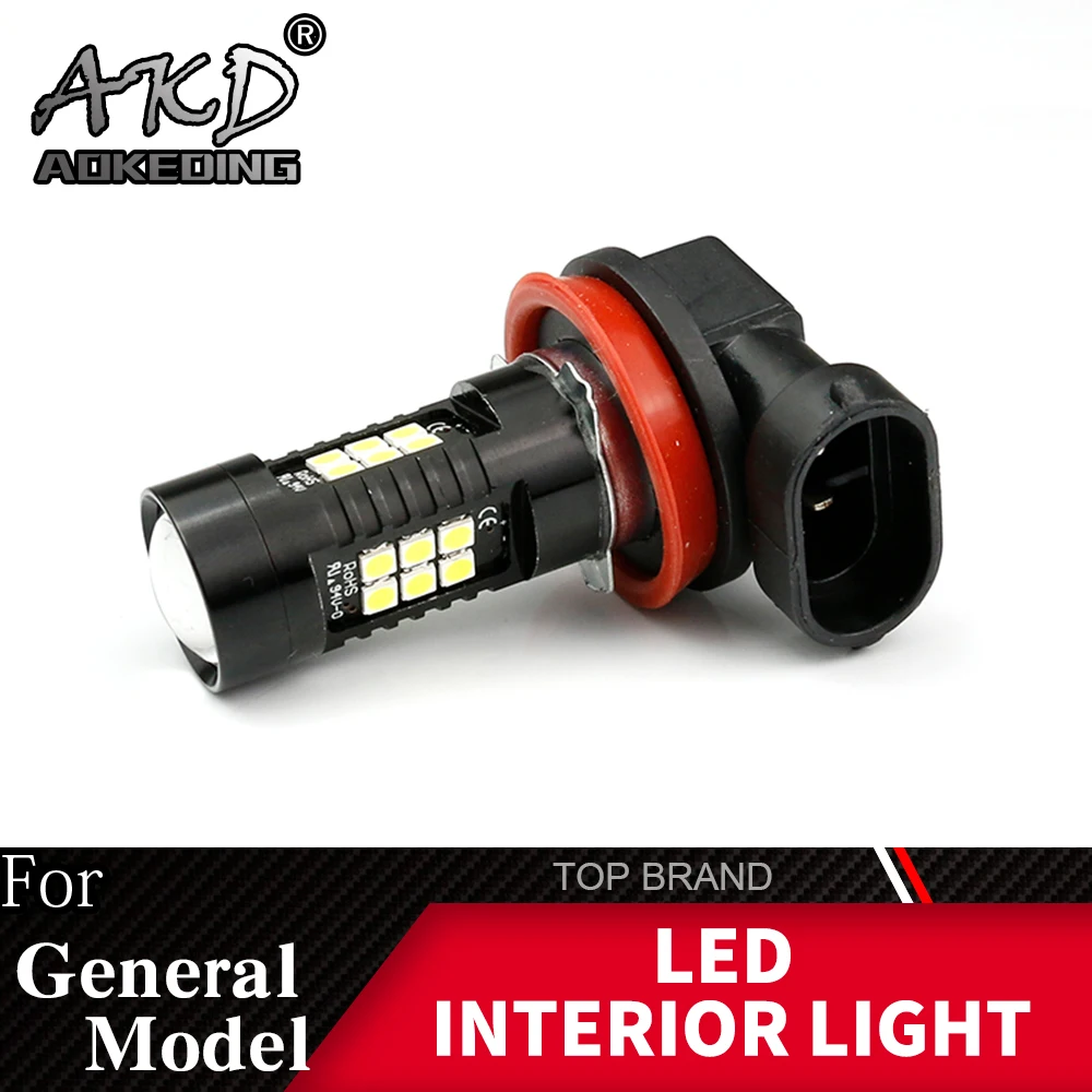2 шт. H8 H11 Led HB4 9006 HB3 9005 Противотуманные фары лампы 1200LM 6000K белый автомобиль дальнего света автоматические светодиоды 12 в 24 В