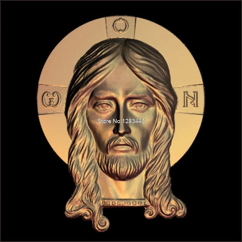 Модель jesu _ с головой Христа модель STL рельефом для ЧПУ формат Иисуса 3d роутер 3