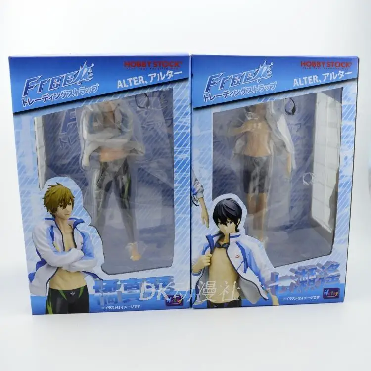 22 см аниме бесплатно! Iwatobi Swim Club Haruka Nanase Тачибана Макото 1/8 ПВХ фигурка