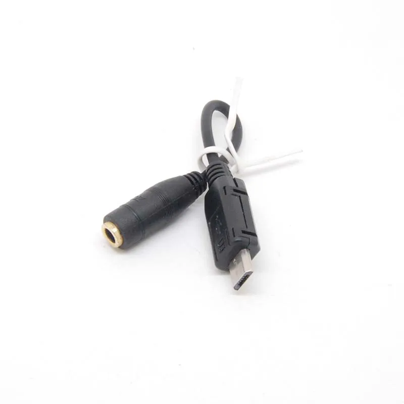 10 шт. аудио адаптер Micro Usb 3 5 мм для Samsung S8300 S8000 B2710/B7320/S7350|Кабели MP3/MP4-плееров| |