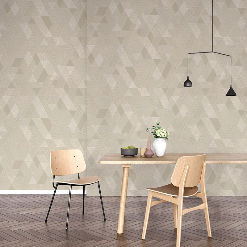 Geometric Square Lattice Waterproof Non-woven Wallpaper Roll Papel De Parede 3D Modern Living Room Bedroom TV Backdrop | Обустройство