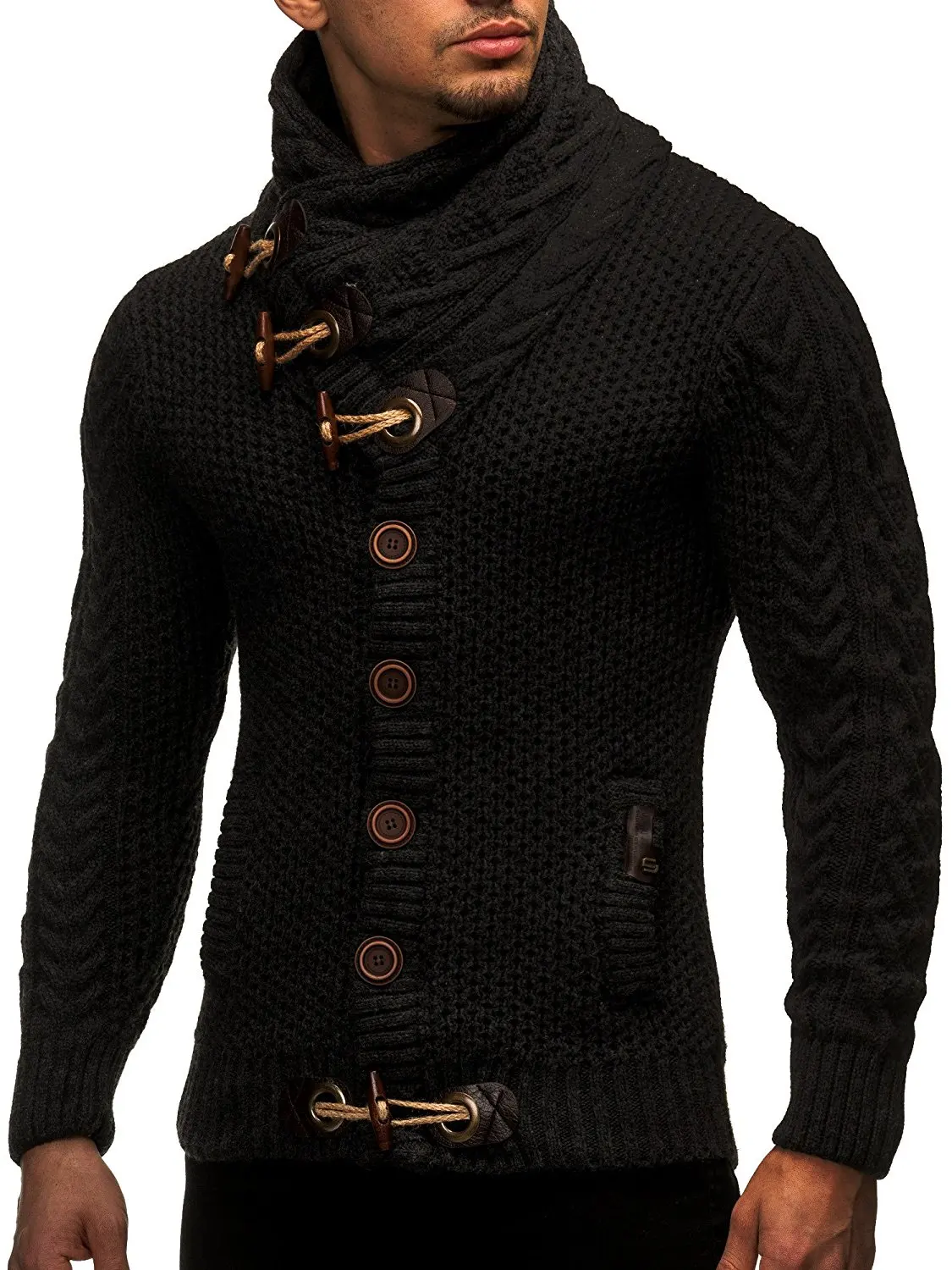 Свитер Кардиган Для мужчин 2018 мужские брендовые Повседневное тонкие свитера