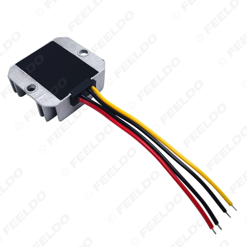 FEELDO 4 шт. автомобильные грузовики DC24V к DC12V 10A 120 Вт преобразователь трансформатор