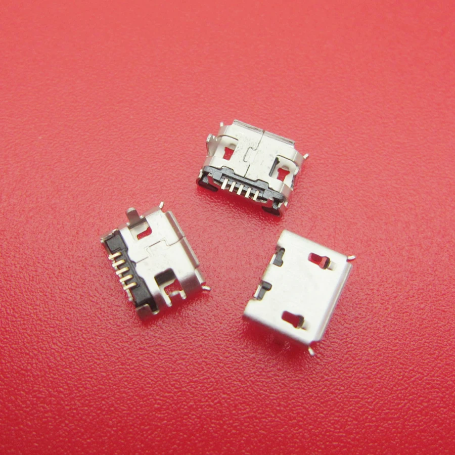 50 шт./лот мини микро USB разъем зарядный порт питания док-станция зарядное