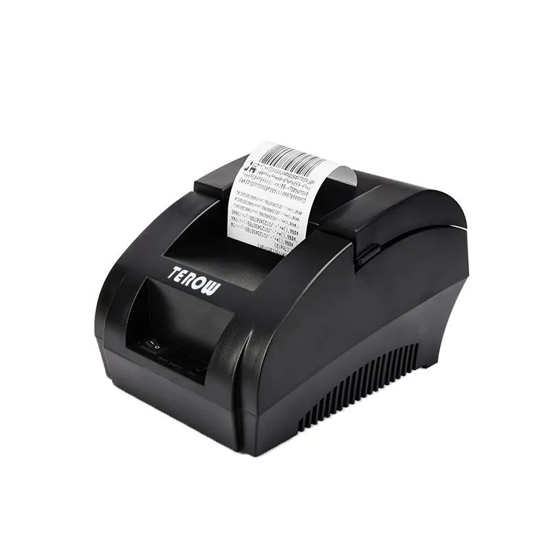Термальный принтер TEROW 5890K Port able Mini 58 мм POS для чеков с USB портом коммерческих
