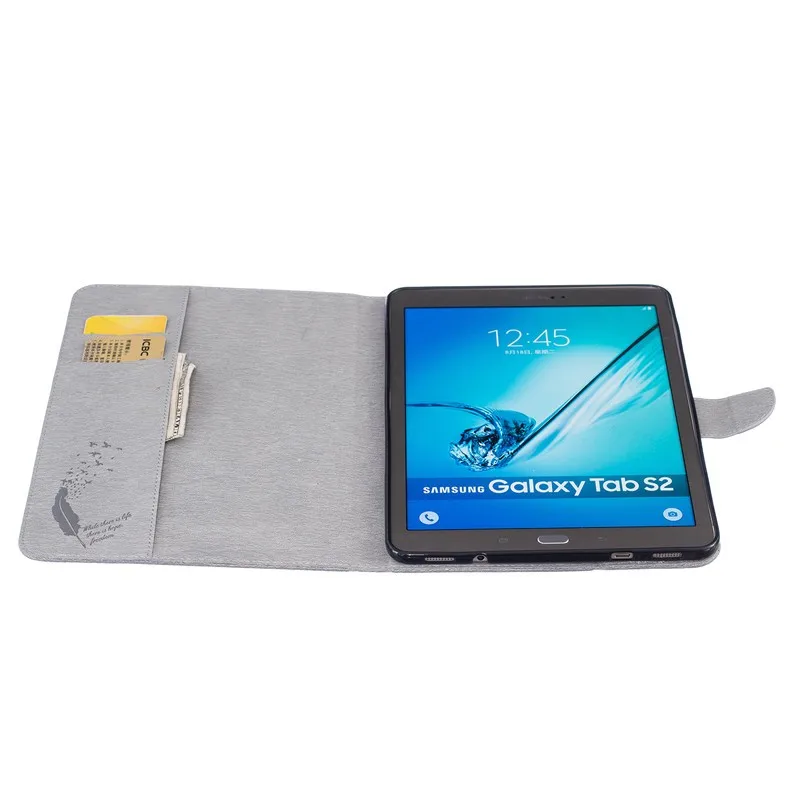 Роскошные Чехлы для планшетов, чехлы для samsung Galaxy Tab S2, 9,7 дюймов, SM-T810, SM-T815 из искусственной кожи, флип-бумажник, подставка, чехол для T810 T815