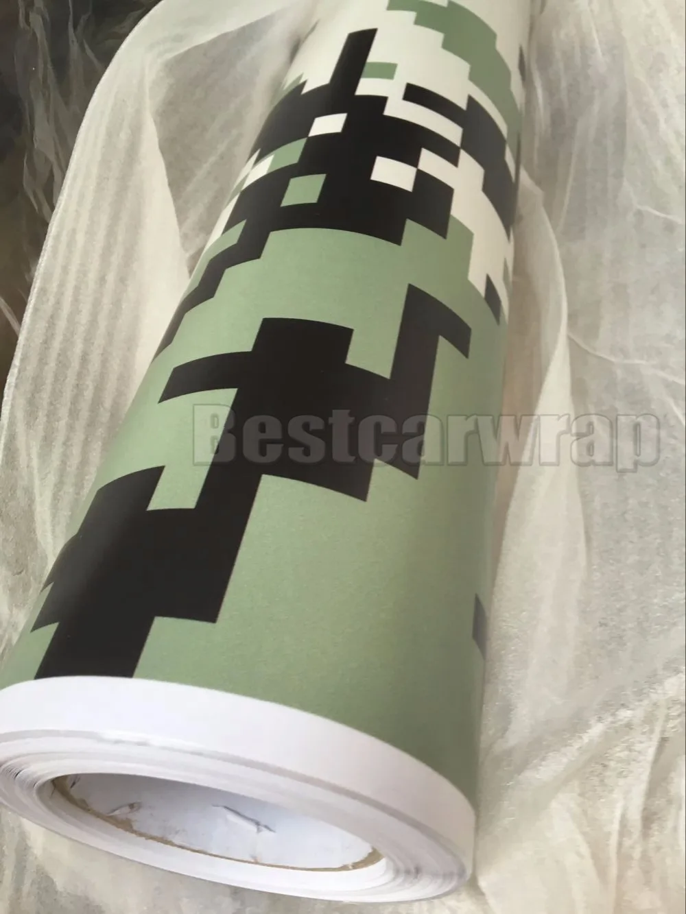 Цифровой военный зеленый камуфляж автомобиля Обёрточная бумага пленка PELLICOLA с