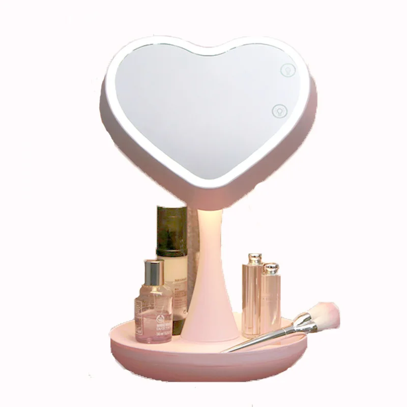 7colors LED woman Mirror light night rotating 3 x Magnifying Glasses reading table lamp make up vanity bedroom decoration | Красота и