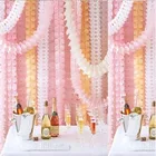 Бумага в виде клевера гирлянды-поделки 4 листа для свадьбы, сада, дня рождения, детского праздника, украшения для вечевечерние НКИ, украшения для дома